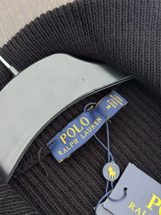 Кардиган Поло Ральф Лоурен чоловічий білий Зипка Polo Ralph Lauren