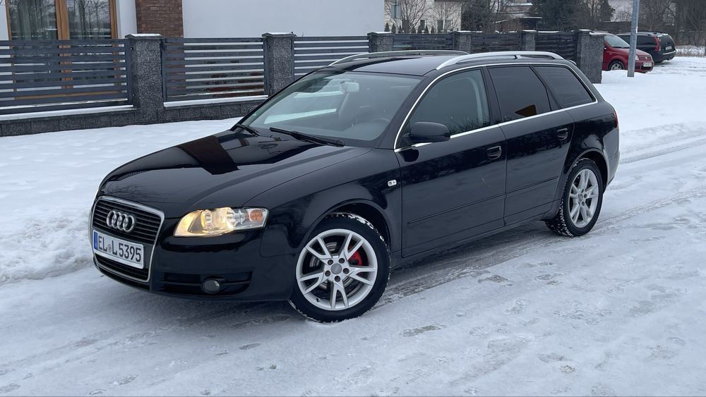 AUDI A4 B7 2.0 Tdi 05r Alu Czujniki Skóra Elektryka OPŁACONY z Niemiec