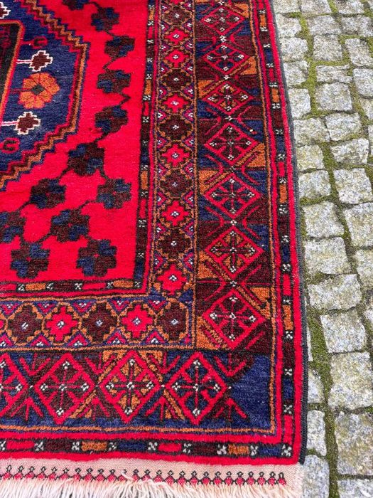 Antyczny chodnik dywan perski Iran HAMADAN 300x130 cm galeria 15 tyś