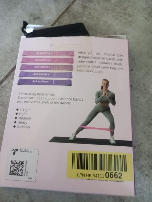 Zestaw taśm do ćwiczeń