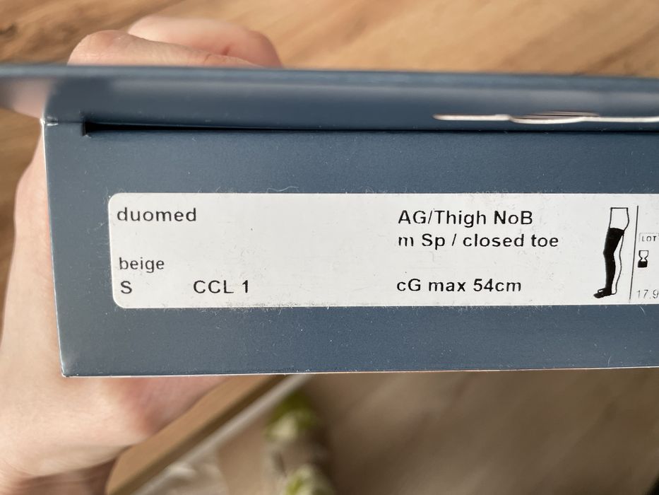 Панчохи компресійні medi duomed 1 клас, нові