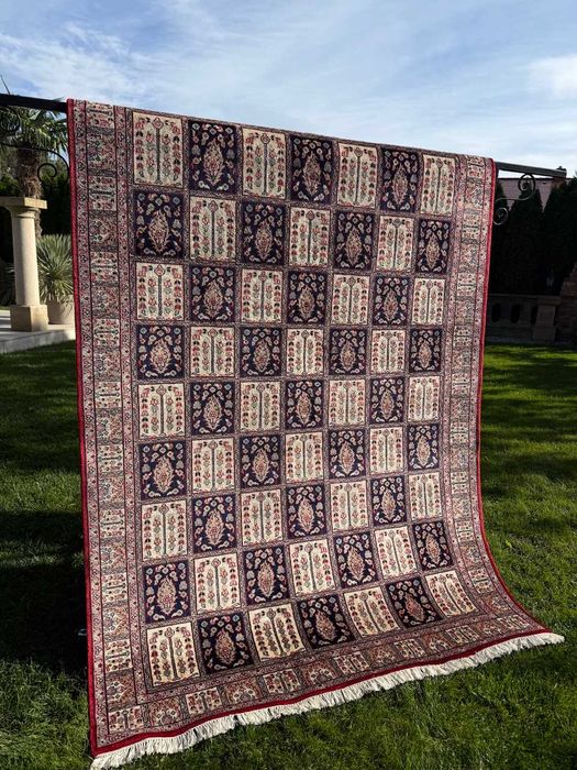 Nowy dywan kaszmirowy perski r. tkany Ghoum Goum 260x175 sklep 25 tys