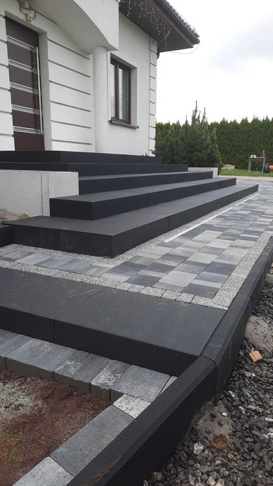 Kostka Brukowa Układanie Gwarancja Tarasy Podjazdy Niwelacja Chodniki