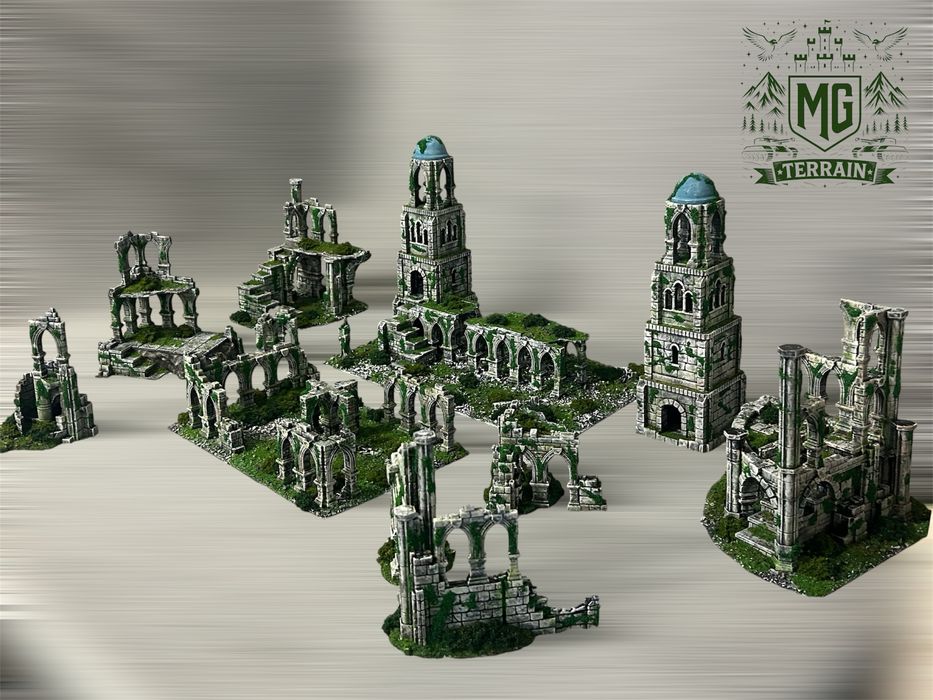 Zestaw Ruin makieta tereny do gier lotrsbg mesbg warhammer 40k aos
