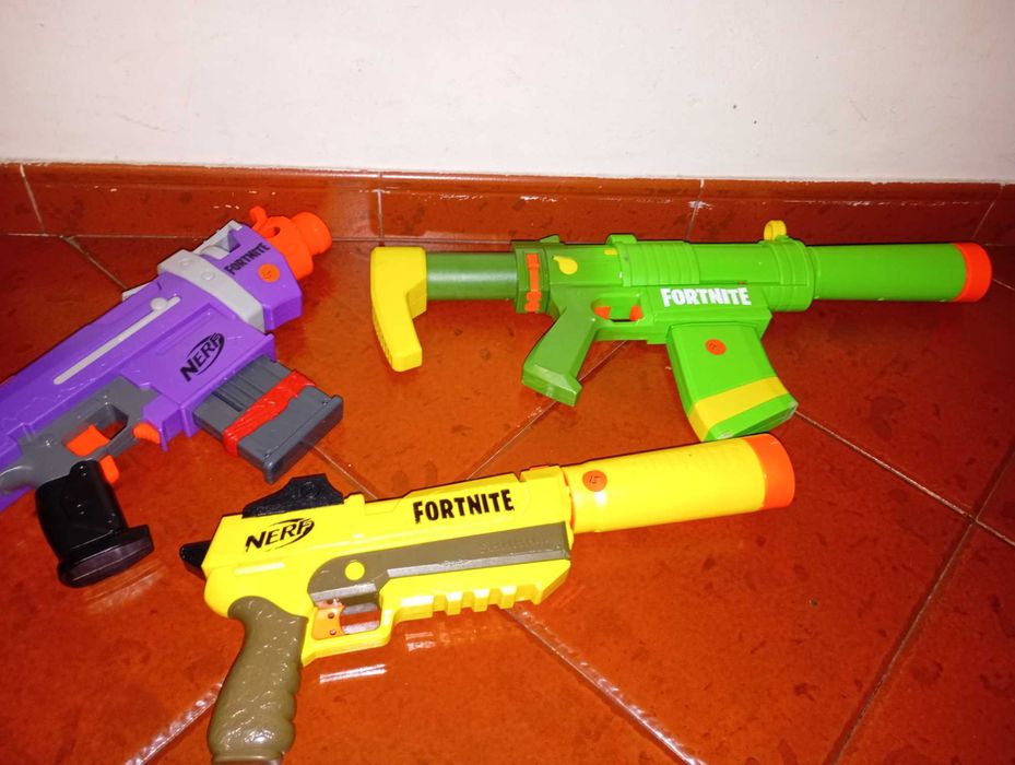 Conjunto 3 Nerf s Fortnite