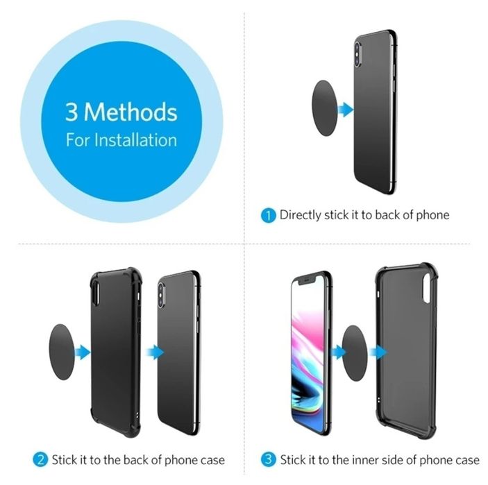 Suporte magnético para telemóvel - Carro