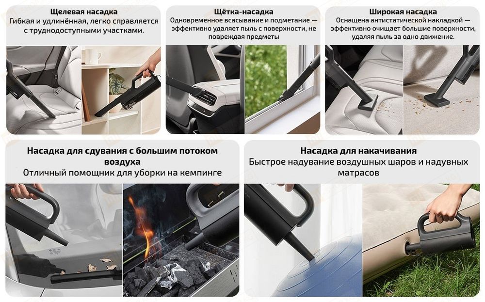 Автомобильный пылесоc Xiaomi mijia car vacuum cleaner 21 kPa: 5