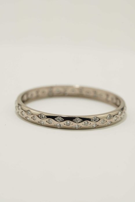 Złoty pierścionek z brylantami 18k 1.83g