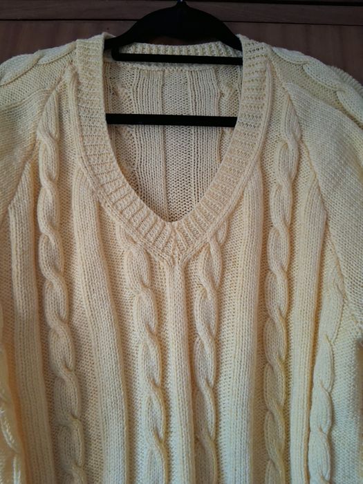 Camisola lã feita à mão XXXL Unissexo - NOVA