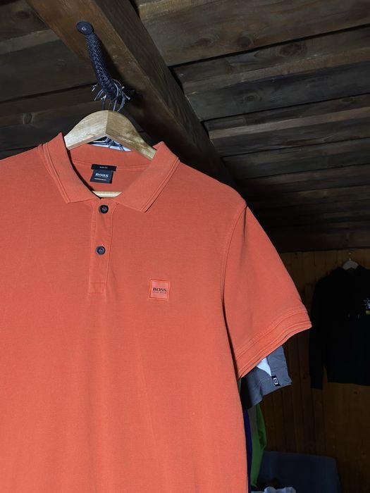 Футболка поло BOSS Hugo boss patch logo M Оригинал old money luxury
