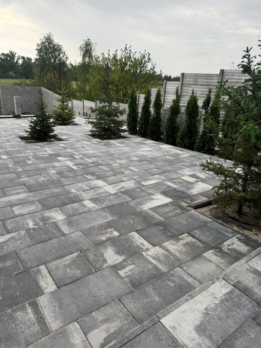 Укладка тротуарной плитки, брусчатки!