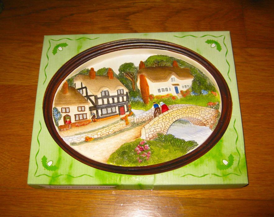 Quadro Pintado a Mão com Relevo da Irlanda