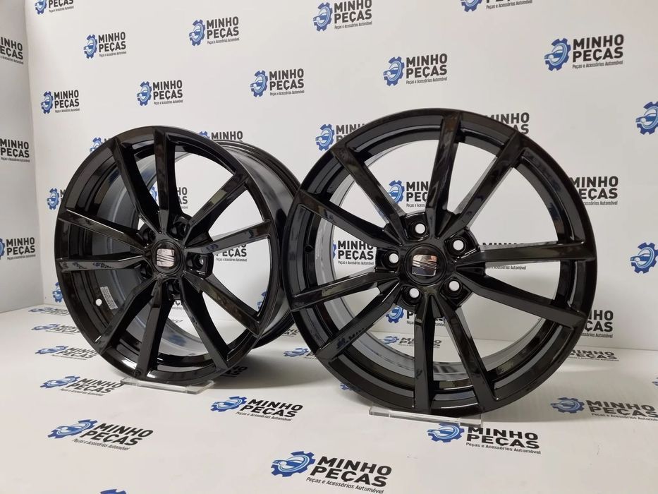 Jantes Seat Leon em 17 Preto Brilho (5x112)