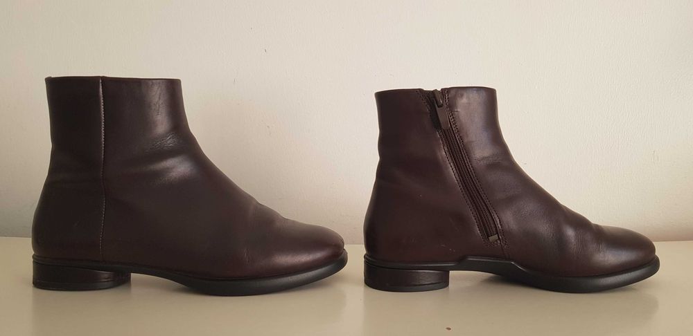 Botins Ecco Castanhos N.º 35 Mulher