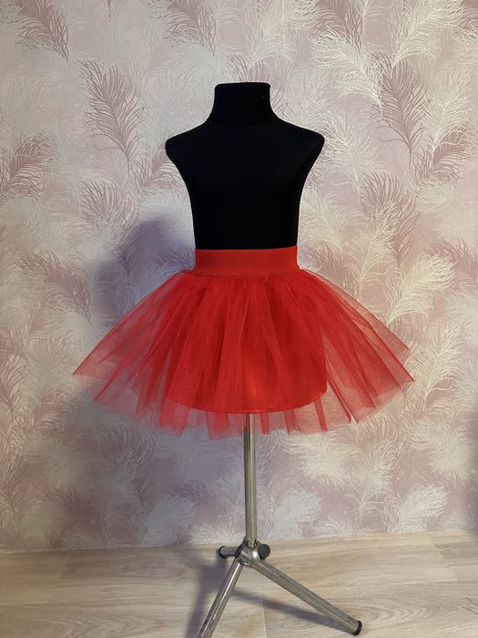 Пошив. Фатинова спідниця. Червона рожева малинова жовта зелена