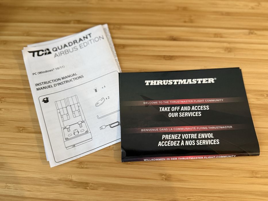 Thrustmaster TCA Quadrant Airbus edition + Add on