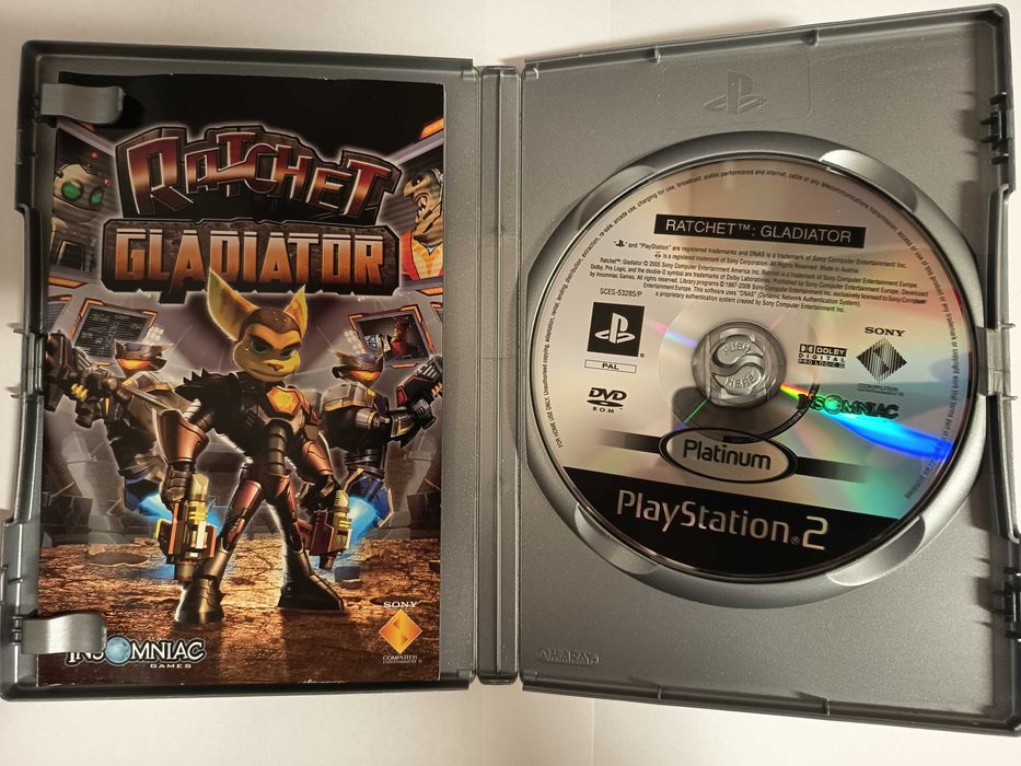 Ratchet Gladiator PS2 PlayStation 2 skandynawska okladka gra angielski