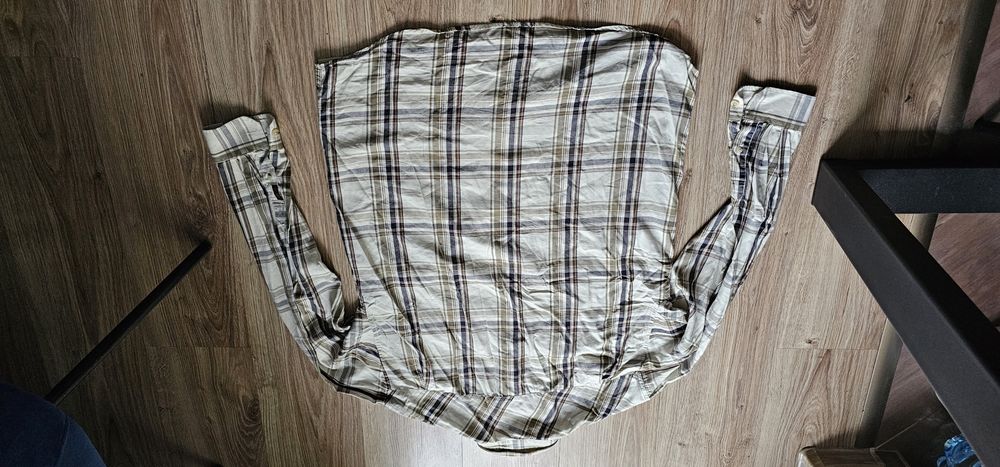 HARKILA koszula męska roz. L wymiary na zdjęciach przetarty kołnierz