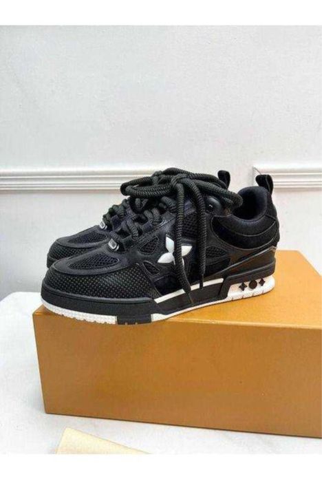 Кросівки Louis Vuitton Skate White луї вітон чорні