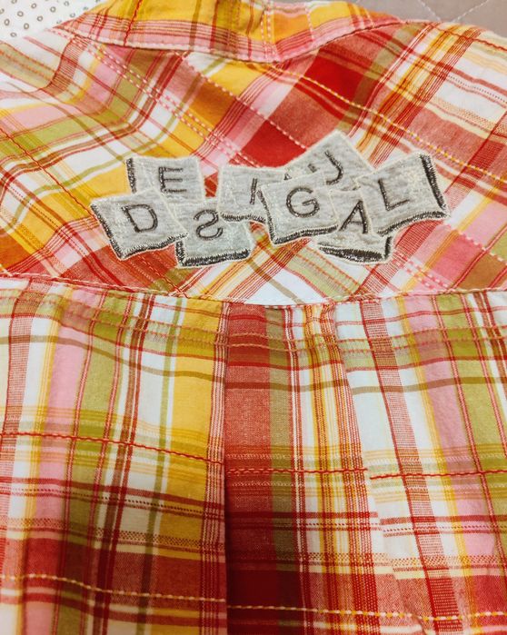 Blusa rosa, laranja, como Nova, Desigual, S