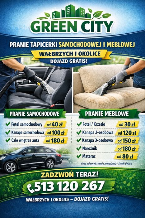 Pranie tapicerek