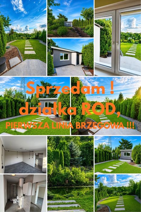 Działka ROD pierwsza linia brzegowa !!! Bydgoszcz