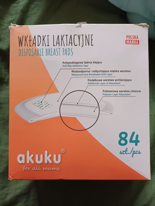 Wkładki laktacyjne akuku