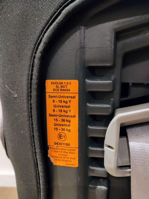 Fotelik samochodowy Britax Romet Evolva 1-2-3 SL SICT