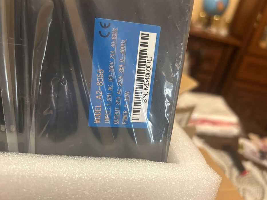 Частотний перетворювач VEVOR 220В – інвертор для електродвигуна, регул