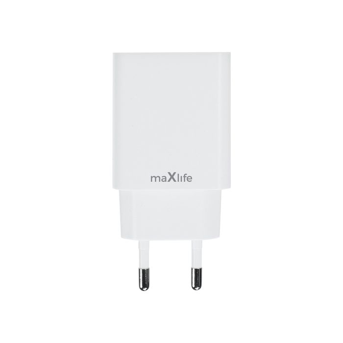 Maxlife ładowarka sieciowa PD QC MXTC-13-20C 1x USB-C 20W biała