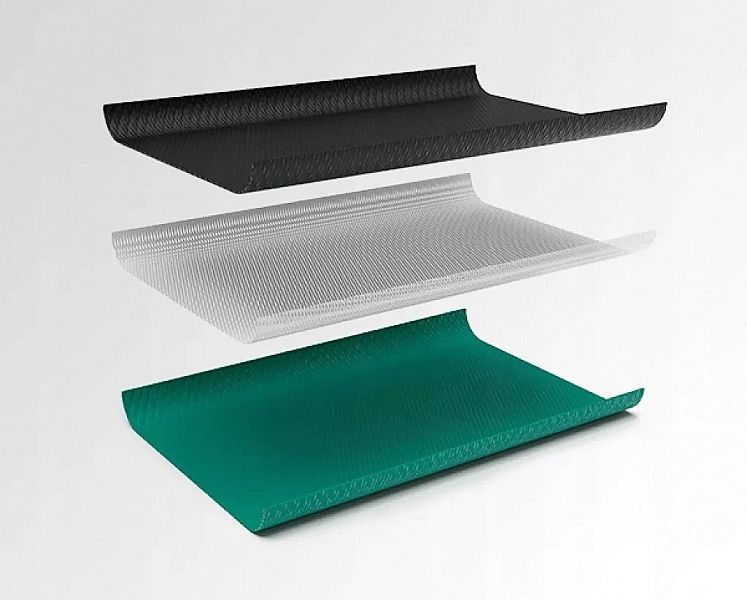 Wąż płaski lekki dwuwarstwowy do wody Fi 75/3cale