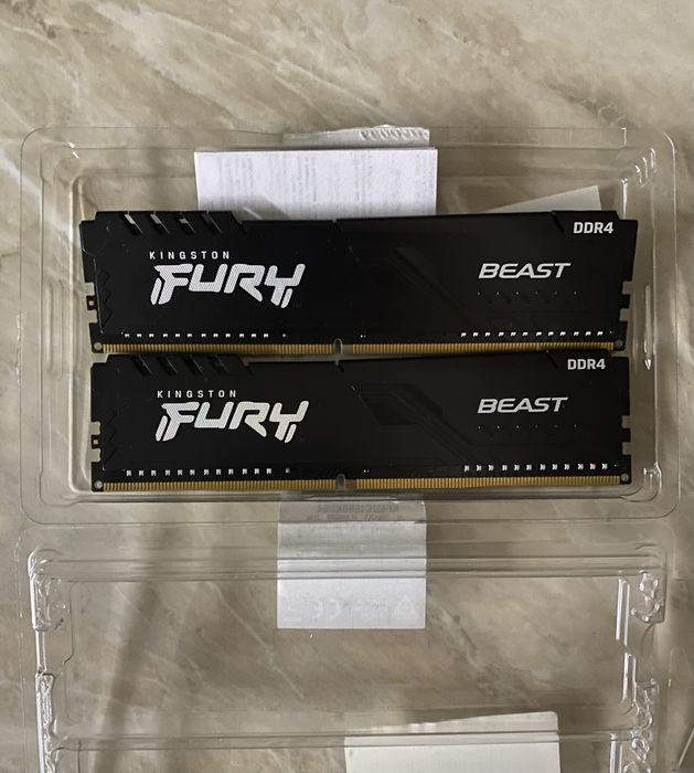 HyperX Fury Black DDR4 16 GB (2x8GB) 2666MHz XMP