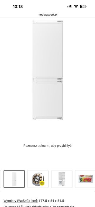 Lodówka Beko do zabudowy