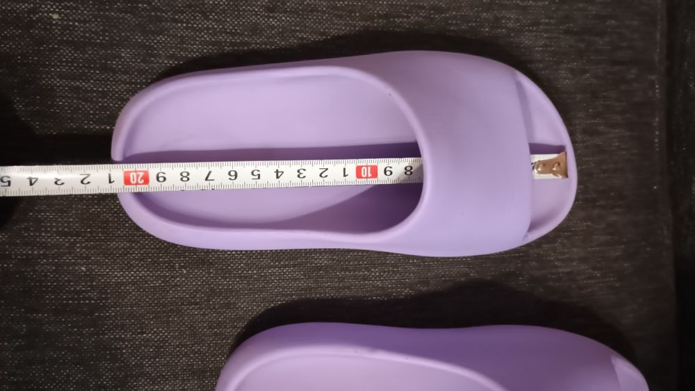 Fioletowe klapki z pianki 32-33