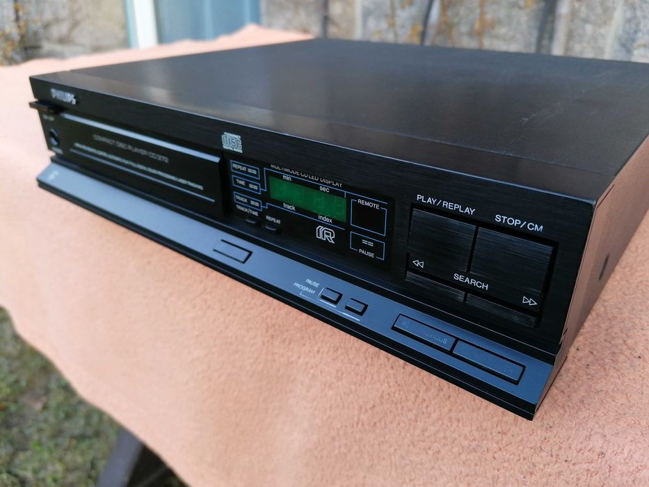 PHILIPS CD 372 Odtwarzacz Płyt Kompaktowych Vintage 1988 TDA1541
