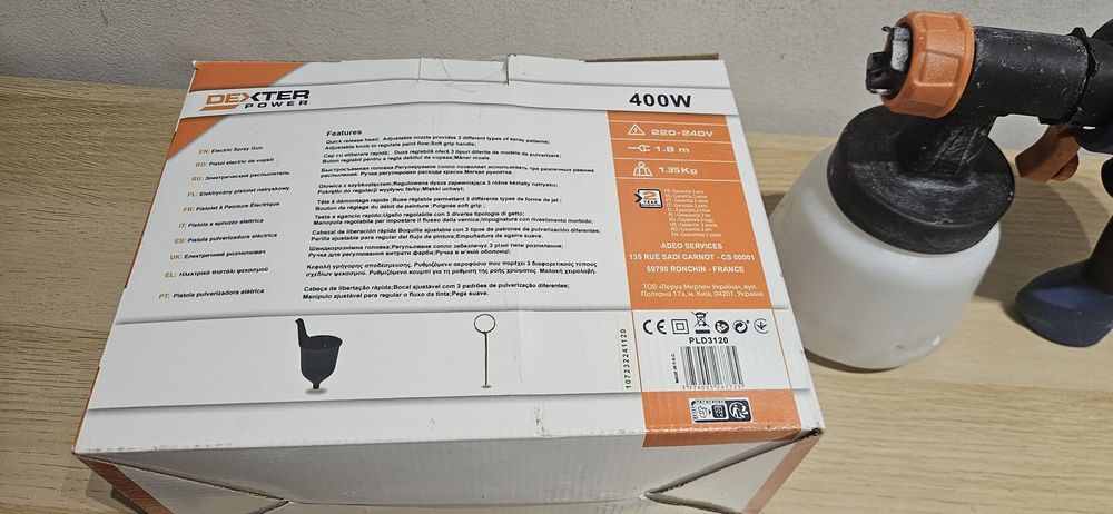 Pistolet natryskowy dexter