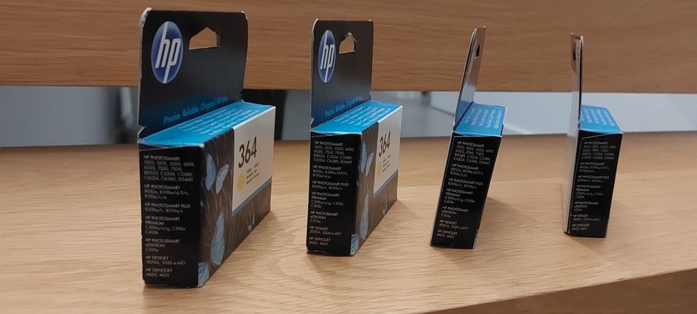 4 TINTEIROS 364 HP (preto e a cores)