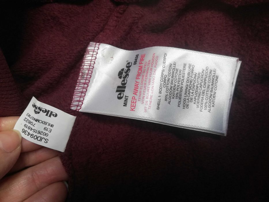 Krótka bluza Ellesse złoto rozm. 34