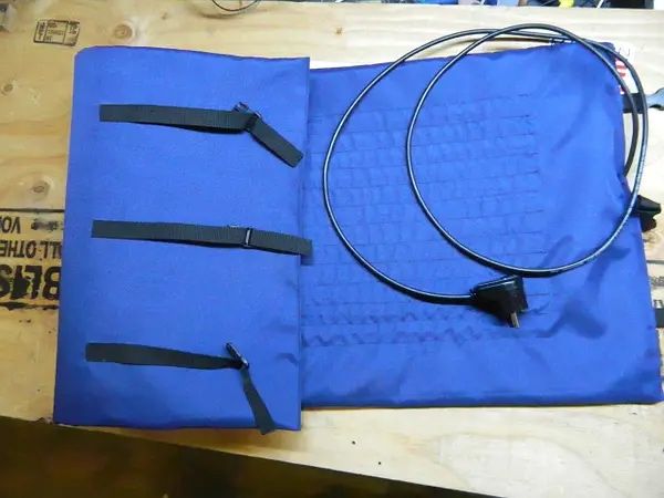 Термоелектрична ковдра для підігріву балонів та ємностей