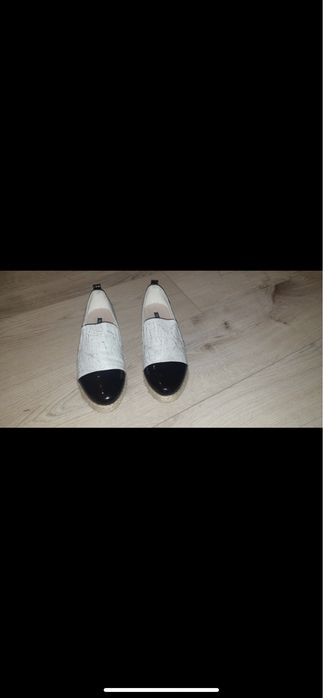 Buty slip on biale
