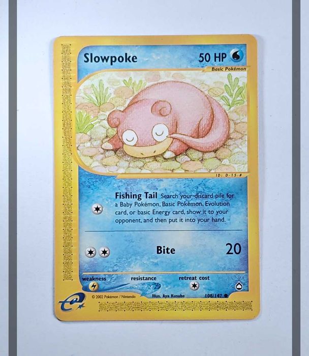 Slowpoke 108/147 AQ Pokemon ENG-NM