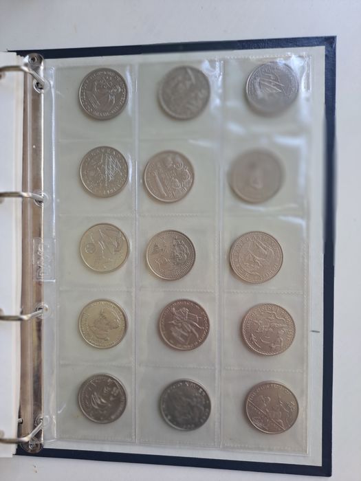 Album  de moedas -numismática