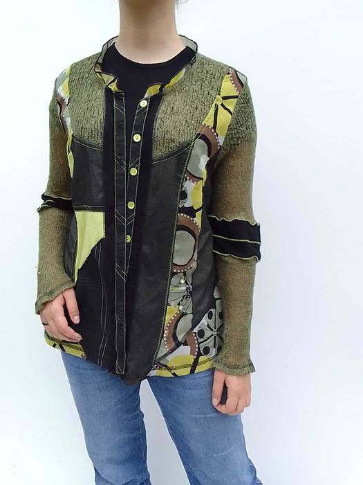 Sweter sweterek kardigan vintage M L XL