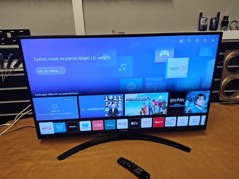 LG 43" NanoCell 4K  Smart TV pilot magic