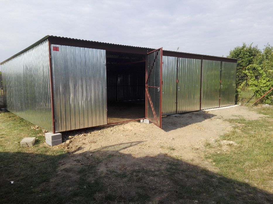 Garaz 3 m x 6 m blacha ocynkowana - Vista 2