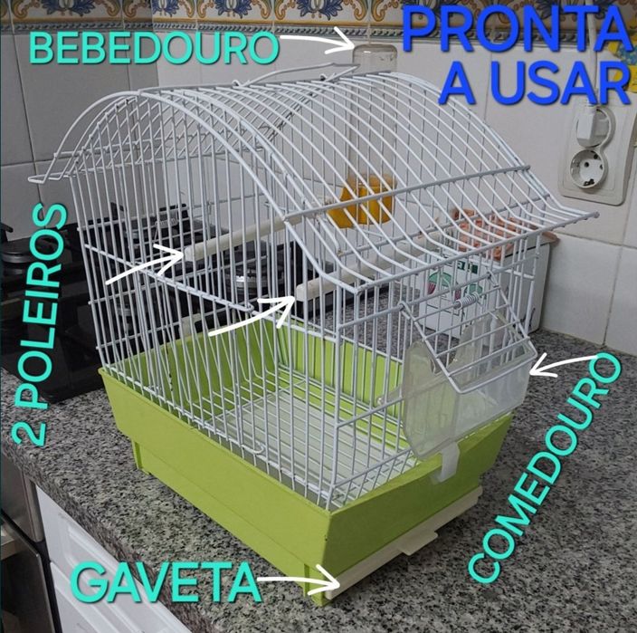 GAIOLA PARA AVES,PÁSSAROS DE PEQUENO PORTE.Varanda,Casa,Quarto,Sala.