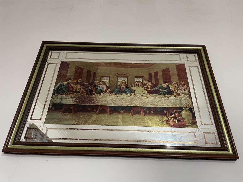 Quadro espelho Ultima Ceia64739104314370121