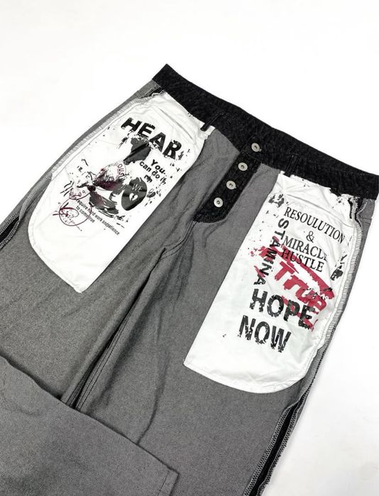 avant-garde pants, opium jeans, авангард штани, опіум джинси, широкі