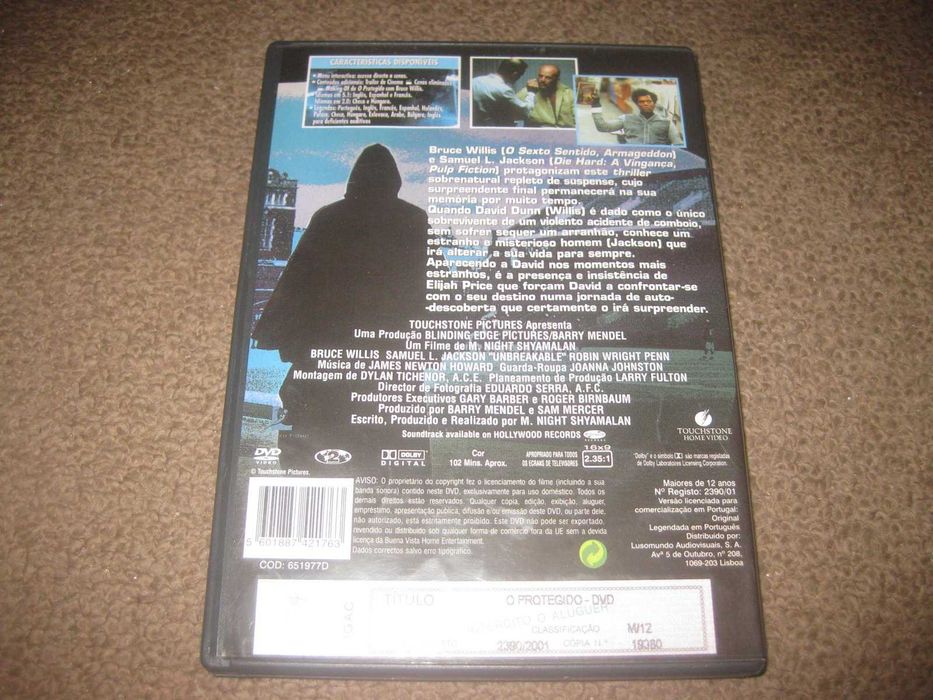 DVD "Unbreakable" starring Bruce Willis64739411573505121