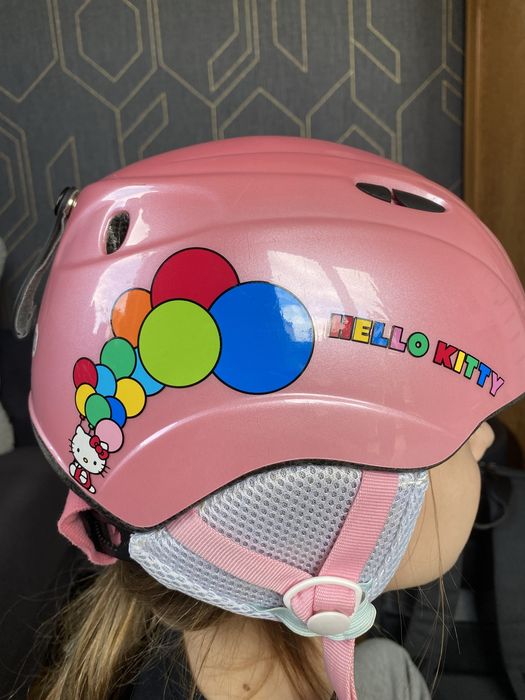 Kask narciarski dla dziewczynki hello kitty roz. XS